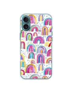 iPhone 16 Plus Case Cute WaterColor Rainbows Rainbow -...