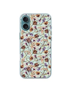iPhone 16 Plus Case Dry Blue Flowers - Ninola Design