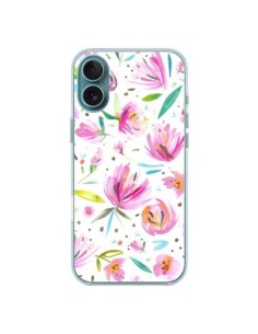 Coque iPhone 16 Plus Painterly Waterolor Texture - Ninola...