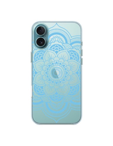 iPhone 16 Plus Case Mandala Blue Aztec Clear - Nico