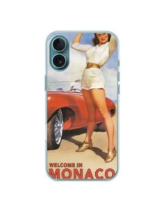 Cover iPhone 16 Plus Pin Up With Love From Monaco Vespa...