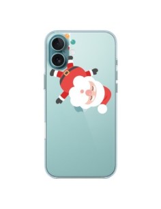 Cover iPhone 16 Plus Babbo Natale e la sua Ghirlanda...