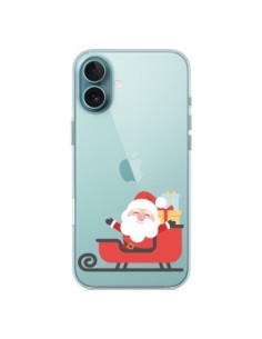 Coque iPhone 16 Plus Père Noël et son Traineau...