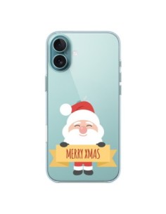 iPhone 16 Plus Case Santa Claus Clear - Nico