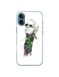 Coque iPhone 16 Plus Karl Lagerfeld Fashion Mode Designer...