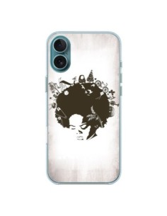 Coque iPhone 16 Plus Childhood Garden Afro - Rachel Caldwell
