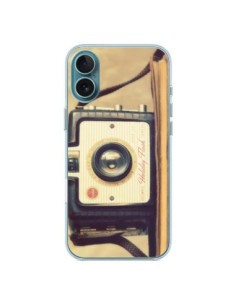 Coque iPhone 16 Plus Appareil Photos Vintage Smile - R...