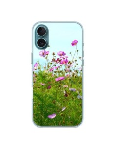 Coque iPhone 16 Plus Fleurs Roses Champ - R Delean