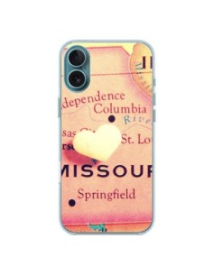 Cover iPhone 16 Plus Mappa Missouri Coeoeur - R Delean