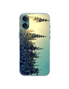 Cover iPhone 16 Plus Paesaggio Invernale Neve Montagne...