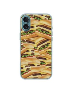 Cover iPhone 16 Plus Burger Hamburger Cheeseburger - Rex...