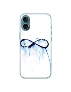 Cover iPhone 16 Plus Forever You and Me Love Amore - Sara...