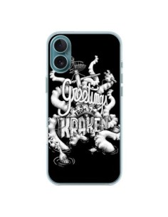 iPhone 16 Plus Case Greetings from the kraken Octopus...