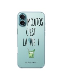 Coque iPhone 16 Plus Les Mojitos, c'est la vie...
