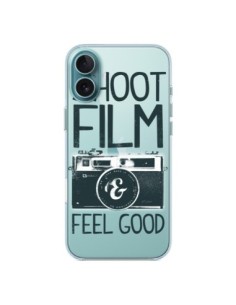 Cover iPhone 16 Plus Shoot Film and Feel Good Trasparente...