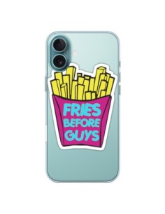 Coque iPhone 16 Plus Fries Before Guys Transparente -...