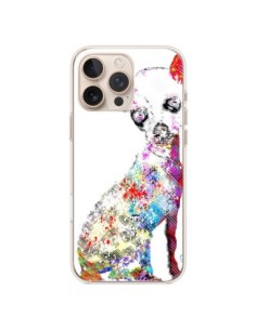 Cover iPhone 16 Pro Max Cane Chihuahua Graffiti -...
