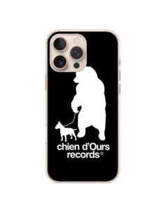 Coque iPhone 16 Pro Max Chien d'Ours Records Musique -...