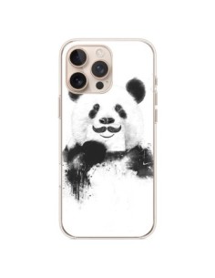 iPhone 16 Pro Max Case Funny Panda Moustache Movember -...