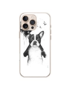 Coque iPhone 16 Pro Max Lover Bulldog Chien Dog My Heart...