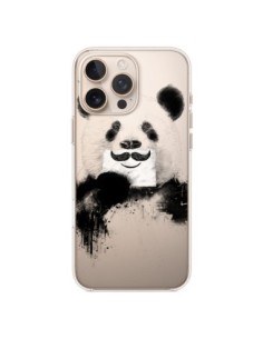 Coque iPhone 16 Pro Max Funny Panda Moustache...