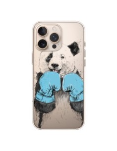 Cover iPhone 16 Pro Max Panda Vincitore Trasparente -...