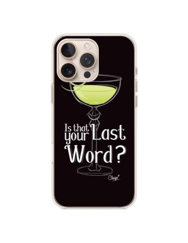iPhone 16 Pro Max Case Is that your Last Word Cocktail Barman - Chapo