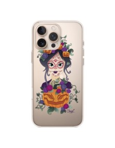 Cover iPhone 16 Pro Max Donna Occhi Chiusi Santa Muerte...