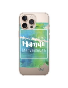 iPhone 16 Pro Max Case I'm a Wonderful Mom Blue Green...