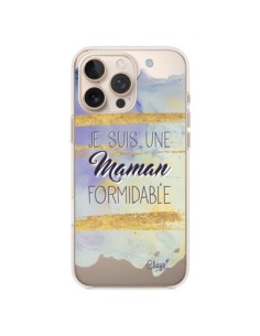 Cover iPhone 16 Pro Max Sono una Mamma Formidabile Viola...