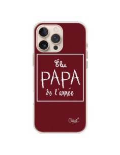 Cover iPhone 16 Pro Max Eletto Papà dell'Anno Rosso...