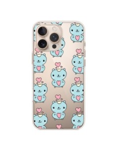 Cover iPhone 16 Pro Max Criceto Amore Trasparente -...