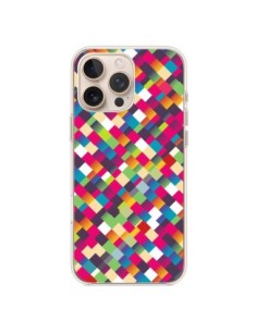 Coque iPhone 16 Pro Max Sweet Pattern Mosaique Azteque -...