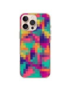 Cover iPhone 16 Pro Max Mosaico Esotico Pixels Azteco -...
