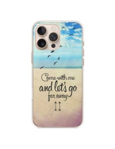 Cover iPhone 16 Pro Max Let's Go Far Away Spiaggia -...