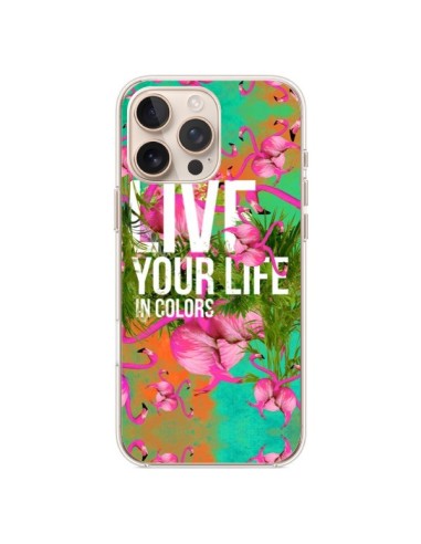 Cover iPhone 16 Pro Max Live your Life Vivi la tua vita - Eleaxart