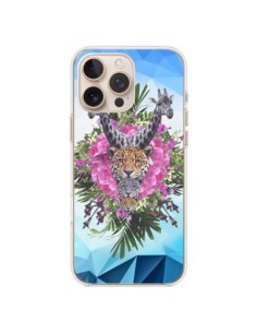 Cover iPhone 16 Pro Max Giraffe Leoni Tigri Giungla -...