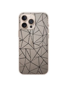 Cover iPhone 16 Pro Max Linee Griglia Triangles Full Grid...