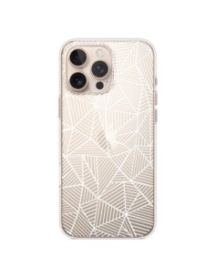 Cover iPhone 16 Pro Max Linee Griglia Triangles Full Grid...