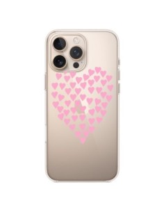 Coque iPhone 16 Pro Max Coeurs Heart Love Rose Pink...