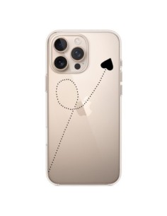 Cover iPhone 16 Pro Max Travel to your Heart Nero Viaggio...