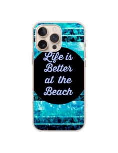 Cover iPhone 16 Pro Max Life is Better at The Beach - Ebi...