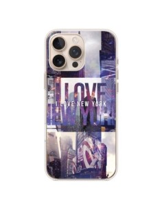 Cover iPhone 16 Pro Max I Love New Yorck City Viola -...