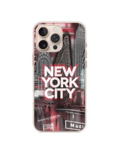 Cover iPhone 16 Pro Max New York City Rosso - Javier...