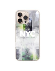 iPhone 16 Pro Max Case I Love New York City Grey Green -...