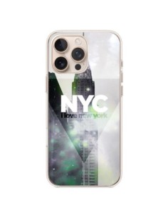 Coque iPhone 16 Pro Max I Love New York City Gris Violet...