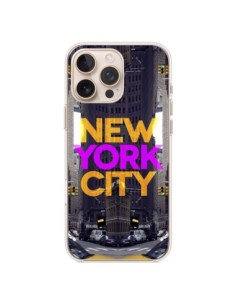 Cover iPhone 16 Pro Max New York City Arancione Viola -...