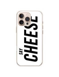 iPhone 16 Pro Max Case Say Cheese Smile White - Jonathan...