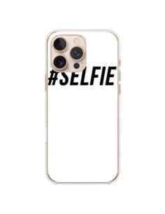 Coque iPhone 16 Pro Max Hashtag Selfie Noir Vertical -...