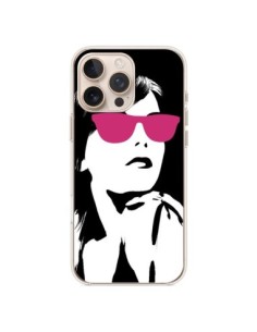 Coque iPhone 16 Pro Max Fille Lunettes Roses - Jonathan...